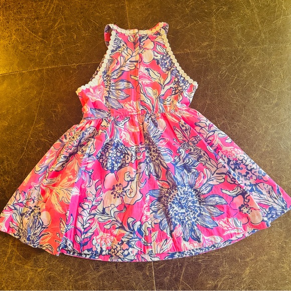 Rare pattern, practically new Lily Pulitzer dress, girls size 7! - Picture 3 of 3